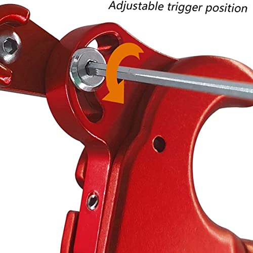 Déclencheur d'arc réglable 4 doigts et boucle en D pour pouce - 3