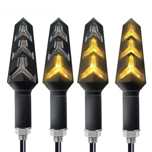 Feux clignotants intégrés et clignotants moto universels pliables