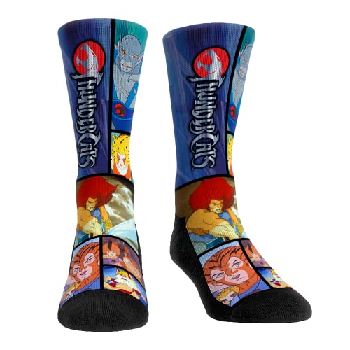 Rock 'Em Cartoon Network Premium Novelty Socks (Large/X-Large, ThunderCats - Title Sequence)