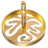 VANZACK Sello de Cobre para Prensa de Ceniza de Incienso 60 CM Redondo Molde de Prensa de Incienso Tradicional en Hogar Estudio y Yoga