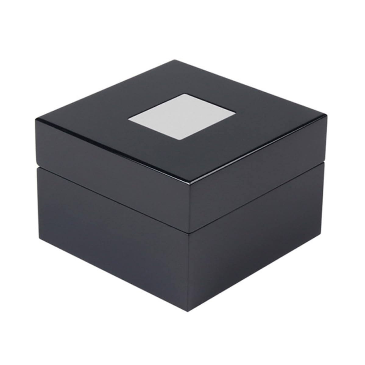 EXCEART Caja de Madera Negra para Relojes, Vitrina Elegante