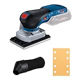 Bosch Professional 18V System GSS 18V-13 - Lijadora orbital a batería (Brushless, bolsa para polvo, 1 plato)