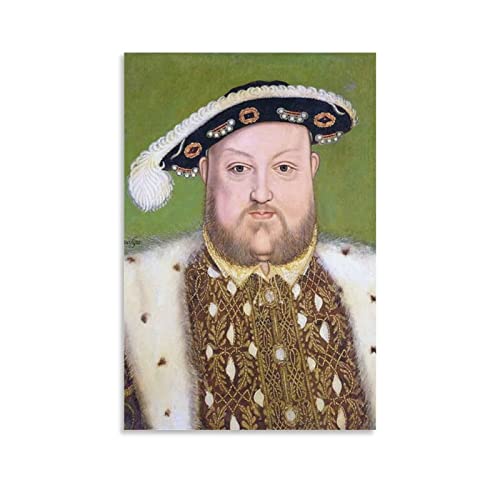 BDTSRT Leinwand Wandkunst Malerei Kein Rahmen 60X90cm Henry VIII Cover