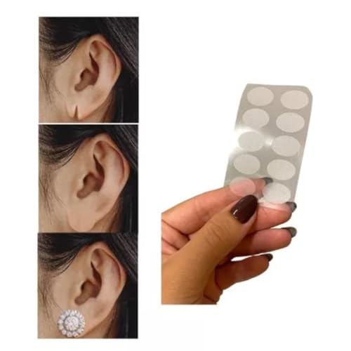 20 Adesivos Para Orelha Rasgada Lobes Brinco Pesado 10 Pares