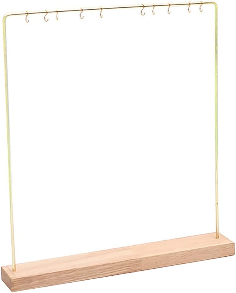 Fashion Jewelry Wooden Display Stand Necklace Storage Stand Earring Hanging Storage Cabinet Display Cabinet