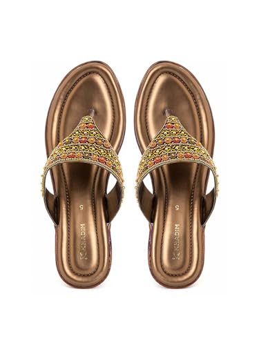 Image of Khadim's Wedge Heel Slip-On Sandal for Women
