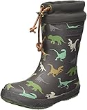 bisgaard Unisex Kinder Thermo Rain Boot, Brown Dino, 27 EU