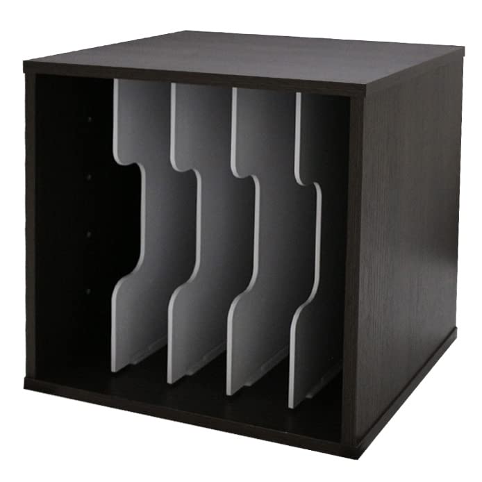 Amazon｜積んで増やせる ファイルラック キューブボックスα NEW