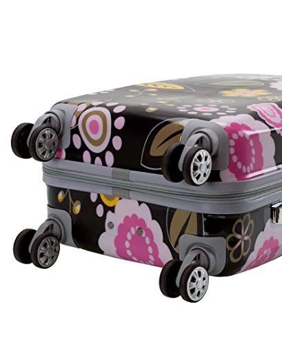 Image of Rockland Vision Hardside Spinner Wheel Luggage, Pucci, Carry-On 20-Inch, Vision Hardside Spinner Wheel Luggage
