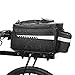 Sac porte-vélos Sac à refroidisseur d'isolant isolé imperméable à vélo Bicyclette arrière sac à bagages sac à bagages MTB Sac à bandoulière à vélos Pannier Sac Sac de coffre de vélo ( Color : Black )