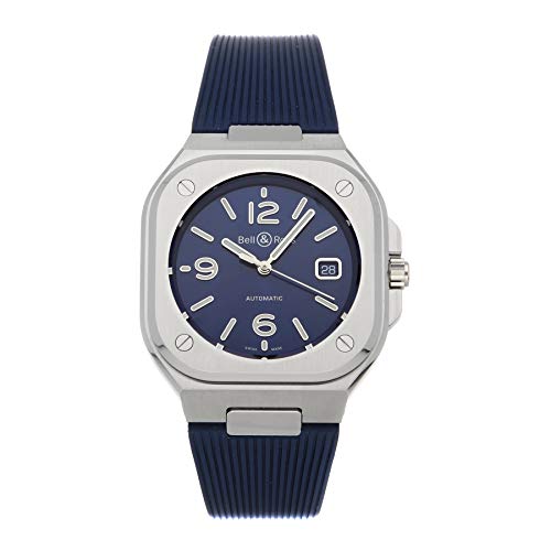 Bell & Ross BR05 Mechanical (Automatic) Blue Dial Mens Watch BR05A-BLU-ST/SRB (Certified Pre-Owned)