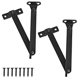 2 Pcs Black Lid Support Hinges...