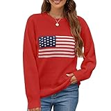 Occasion : pull pour femme, adapté pour la plage, les photos, le shopping, les fêtes, les clubs, les bars, Noël, les anniversaires, la plage, les soirées, le karaoké, les films, les pique-niques, l'école, le bureau, les sorties, la lune de miel, les vacances, pull en tricot pour femme, pull patriotique pour femme, sweat-shirt pour femme,