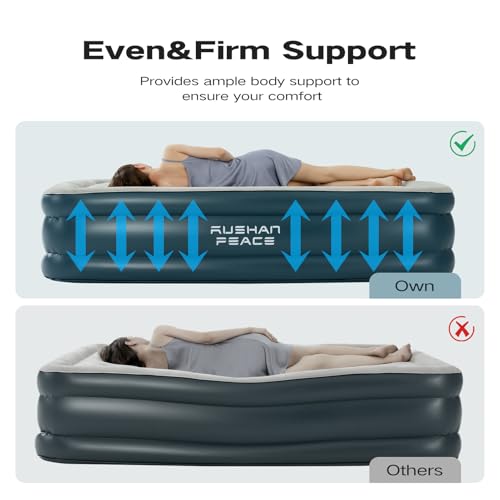 Rushanpeace MS-CQCD Inflatable Twin/Queen/King Air Mattress thumb #3