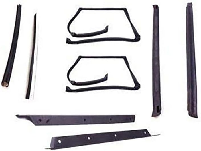 Mechanics Choice Set for Chevrolet Camaro (1982-1992) T-Top Seal Kit T-Top - Driver and Passenger Side with plastic drip rails (T-Top)
