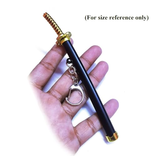 Image of UNSHARPED Metal KATANA Keychain with stand - Multicolor