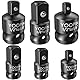 YOOPIN 6 Stück Stecknuss Adapter Set, 1/2-1/4-3/8 Steckschlüssel Adapter, Ratschen Adapters für Drehmomentschlüssel, Ratsche