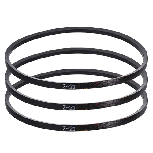 HARFINGTON 3 Pcs Z-23 Z Type V-Belt 575mm/22.6" Inner Length x 0.39" Width x 0.24" Height, Z-Type Closed-Loop Rubber Transmission Belt