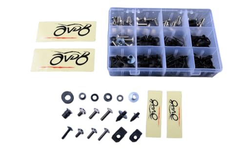 Kit visserie carénages M5 M6 KAWASAKI ZX7R 1996-2003 Titane