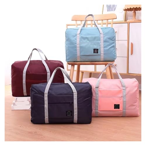 Foldable Travel Bag - Versatile Weekend, Gym & Business Carry-On Luggage(Navy blue)2