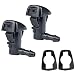 Cheriezing Front Windshield Washer Nozzles Wiper Spray Kit Single Hole for 2008-2012 Ford Fusion 2008-2012 Mercury Milan 2008-2012 Lincoln MKZ 2 pack Replace 8E5Z17603A