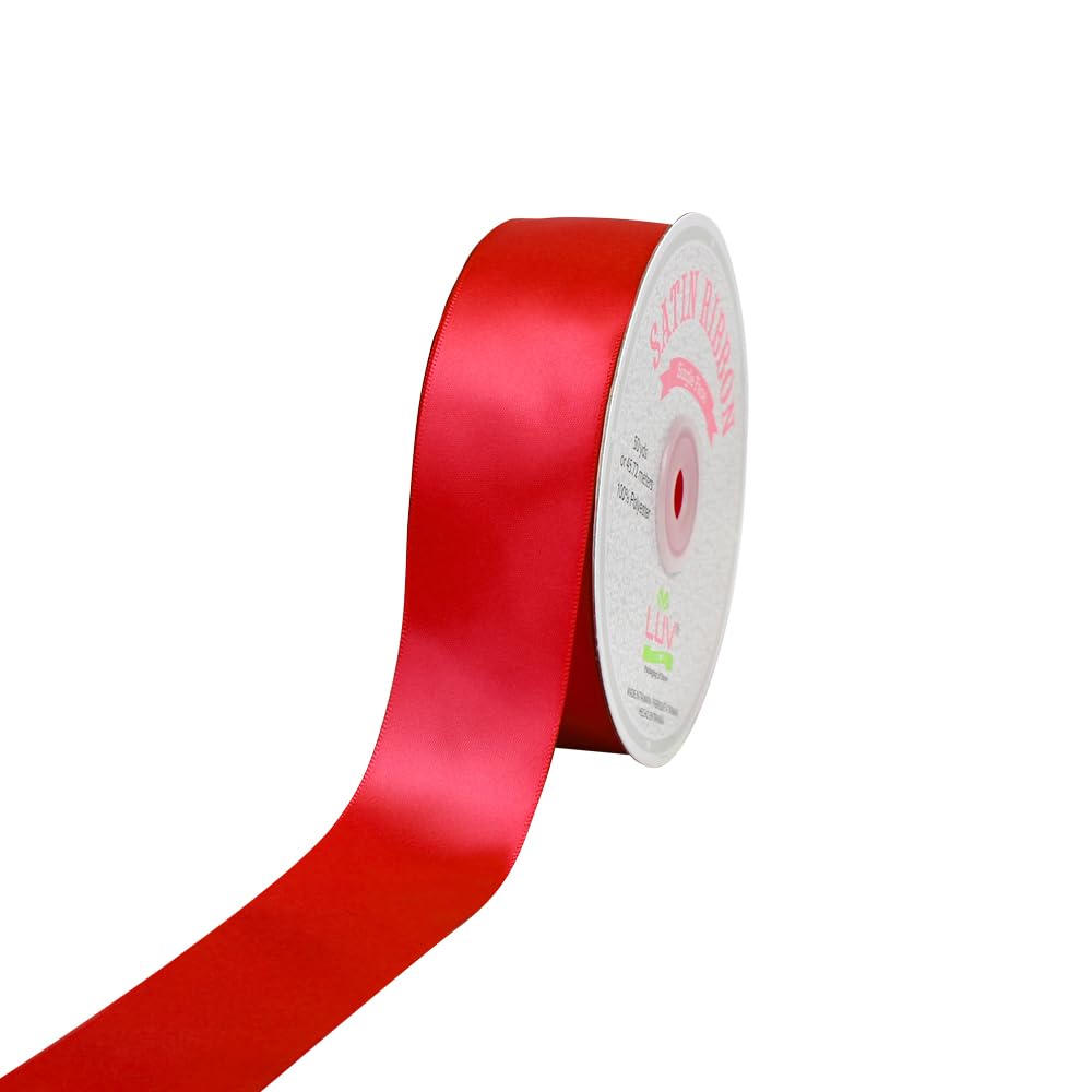 Creative Ideas Satin Single Face 1.5" Inch Ribbon x 50 Yards,for Gift Wrapping Crafts Wedding Decoration Bows Bouquet Floral Arrangement
