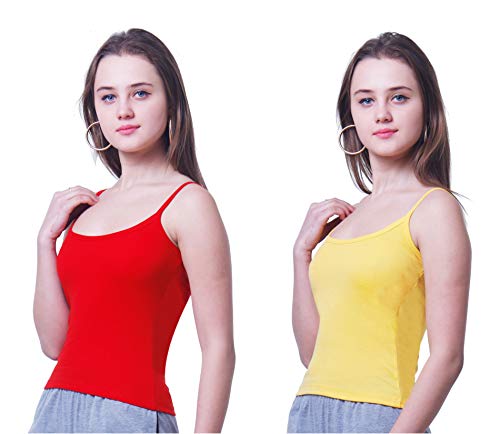 Image of Splash Women's Camisole Slip|Fine Cotton Rich Spaghetti Top for Women and Girls - 120