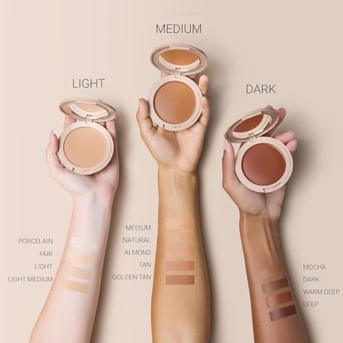 No Makeup Makeup Long-Lasting Lightweight Foundation & Brush Duo | Cruelty-Free, Fragrance-Free, Buildable, Transfer-Proof Liquid Makeup (Deep) - Image 6