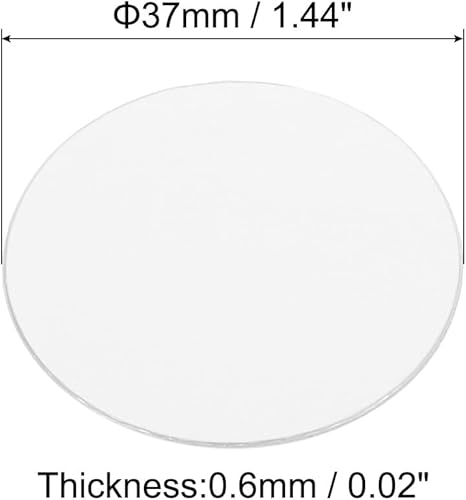 Miniatura 2 de PATIKIL Revestimiento de tapa de papel de aluminio de 1.457 in1.44 pulgadas, 100 revestimientos de sellado térmico resistentes por inducción de