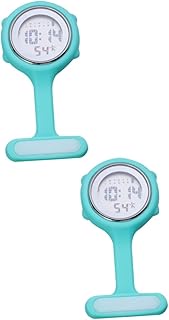 2 Peças Relógio De Lapela Para Enfermeiras Clipe Em Relógios De Enfermeira Clipe Em Relógio Digital Relógios Digitais Relógios De Bolso Masculinos Relógios Femininos Para Mulheres