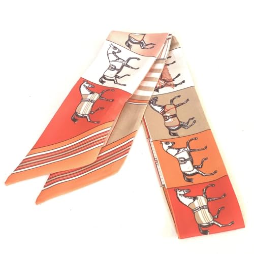 Horse Skinny Scarf for Women - Bag, Purse, Handbag, Hair, Handle, Accessory, Gift3