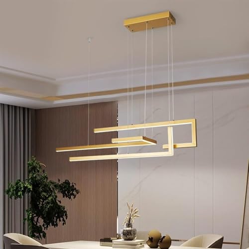 Chandelier du RECTANGE Moder lustre suspension îlot cuisine moderne