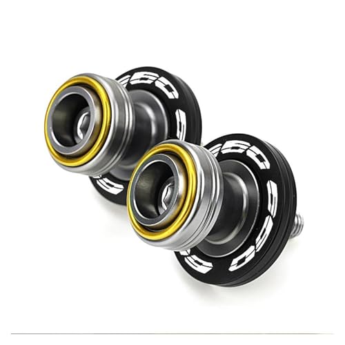 Diábolos M8 de aluminio CNC oro para soporte trasero de moto Triumph Trident 660 1