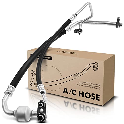 A-Premium A/C Suction Hose & Discharge Line Hose Assembly Compatible with Chevrolet Cruze, 2011 2012 2013, 1.8L - Detailed View