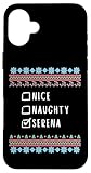 Serena Nice Naughty Christmas Name Funny