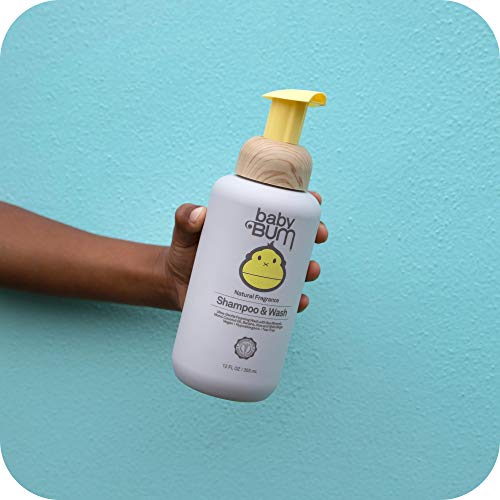 Baby Bum Shampoo & Wash | Tear Free Foaming Soap For Sensitive Skin With Nourishing Coconut Oil | Natural Fragrance | Gluten Free And Vegan | 12 Fl Oz #TOP4