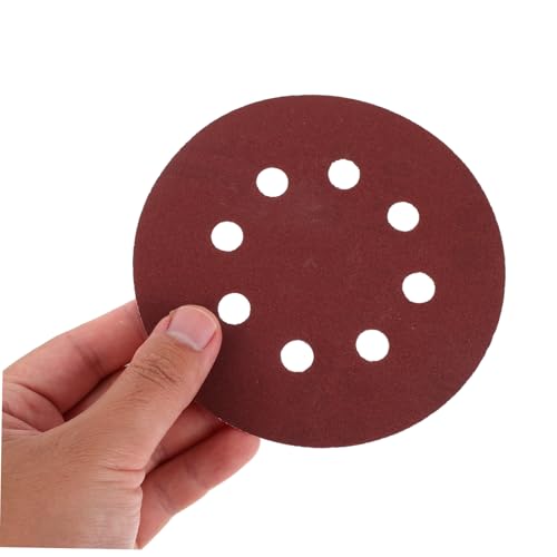 Papeles de lija para lijadora orbital con soporte resistente y corte uniforme 4