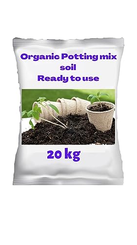PLAST Plant Potting Mix Soil for Plants 20 kg- Soil Less All Purpose Ready to use Potting Mix Made with vermicompost/Neem Cake/Potash/River Sand/Bone Meal (20 KG)