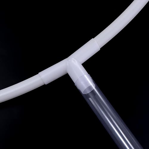 Miniatura 9 de Vctitil Kit de soporte de marco de arco de globo circular de 64 pulgadas de altura, soporte de arco de globo redondo para boda, cumpleaños, baby