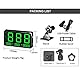 TOTMOX Auto GPS HUD High Head LCD Anzeige Übergeschwindigkeit Alarm km/h MPH Tachometer