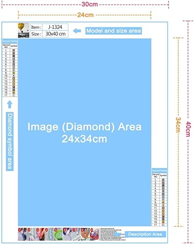 Broderie Diamant Fleur d'Oranger avec Strass Carrés Alignés - 2