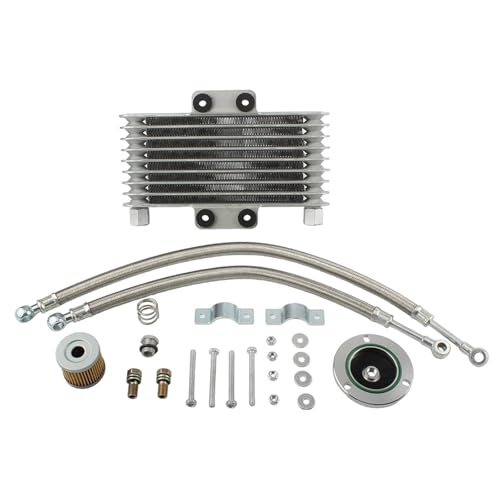 Refroidisseur de transmission oil cooler kit pour moto Suzuki 125ml aluminium - 7