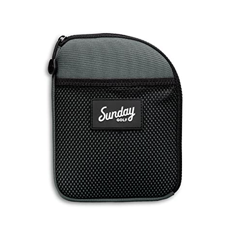 Sunday Golf Golf Wertsachentasche mit Clip von | Reißverschluss, wasserabweisendes Nylon, für zusätzliche Tees, Bleistifte, Ballmarker (Mitternachtsgrün) Cover