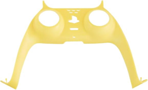 HEATFUN PS5 Controller Faceplate, Yellow Accessories for PS5 DualSense Controller - Light Yellow