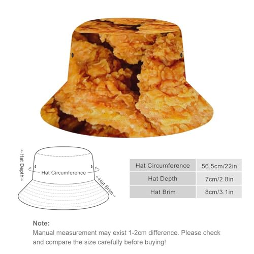 Image of Food Golden Corn Bucket Hats Unisex Washed Cotton Lightweight Outdoor Summer Beach Sun Hats Men Women Bucket Hat for Travel