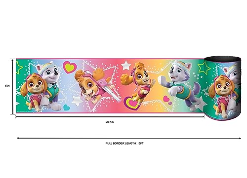 RoomMates RMK12129BD Paw Patrol Skye & Everest Peel & Stick Wallpaper Border by RoomMates - Image 2
