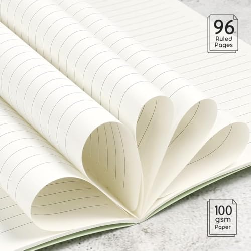 Image of Record Note Book, Wine Red | A5 - Ruled Grid Pages | 96 Pages - 100GSM Pages with Soft Cover | Ideal for Office, College, School, Journaling, Meeting & More