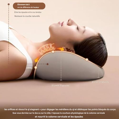 Oreiller cervical pour le cou support orthopédique dormeurs lit voyage