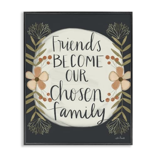 Chosen Family Floral Friendship, 11 x 14 Inch Framed Giclée Print