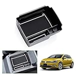 GAFAT V W Golf 7 7.5 Armrest Storage Box Centre Console Golf MK7 7.5 Organiser Centre Armrest Organiser Accessories White